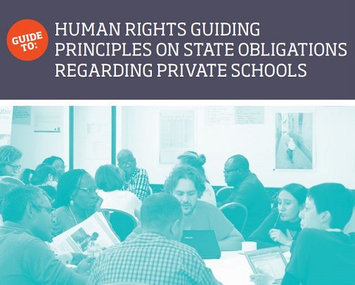 Human rights guiding principles on state obligations regarding private schools, 9 February 2018