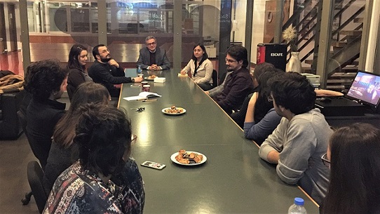 Meeting with Koç University Law School students, 19 December 2016