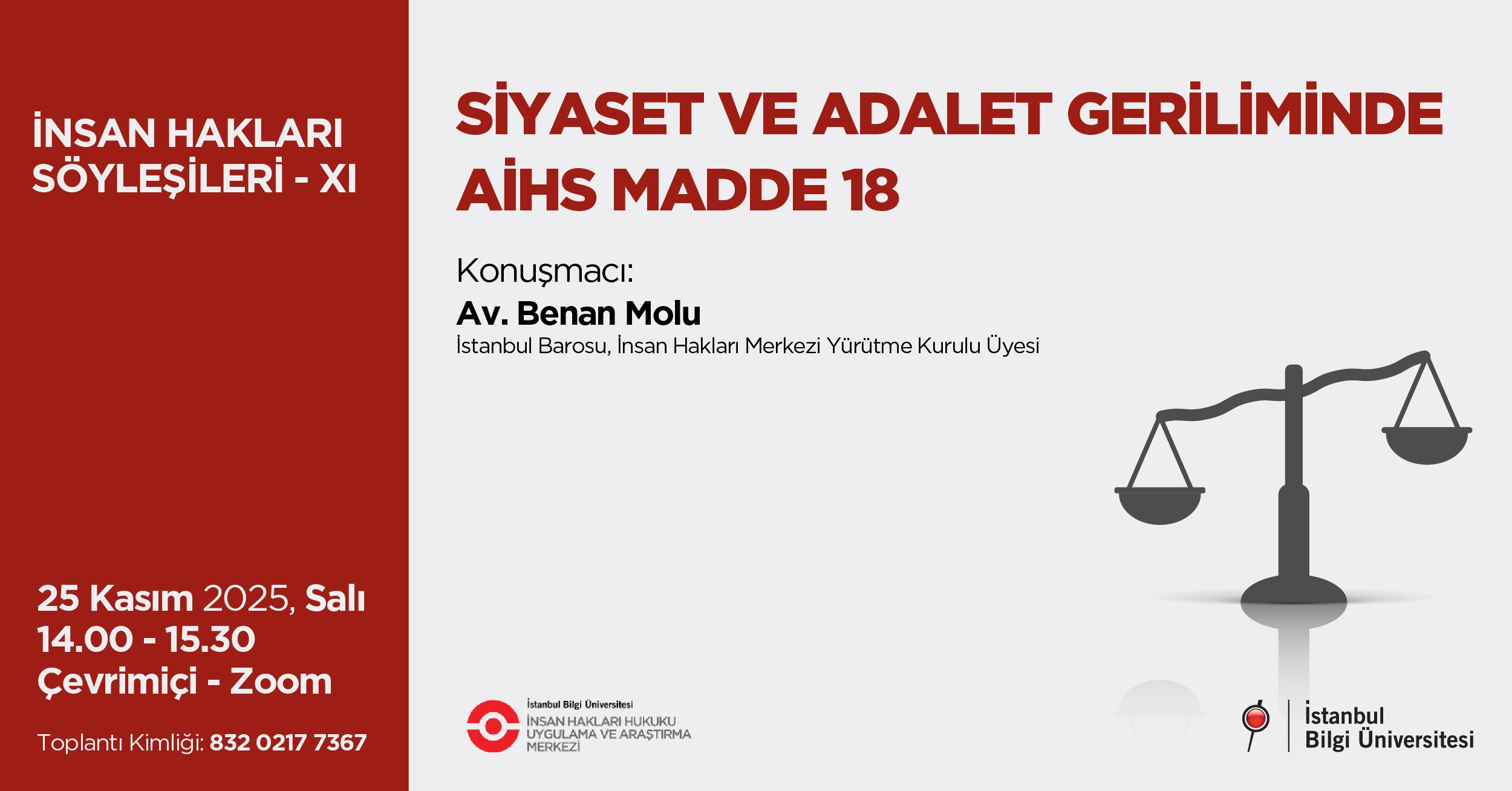 Siyaset ve Adalet Geriliminde AİHS Madde 18, 25 Kasım 2025